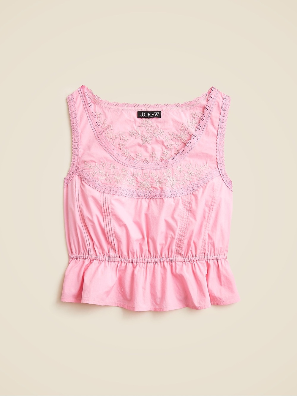 J.CREW FLUTTER HEM TANK